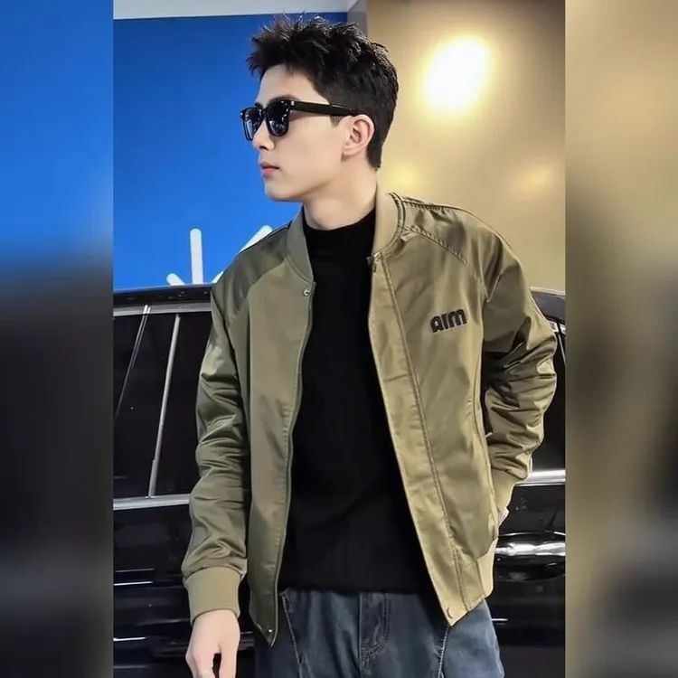 2025春秋痞帅外套男ins高街潮牌港风日系原宿风韩版潮流宽