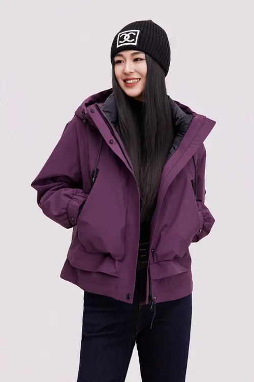 ZHENXI【科鲁达】高个子冬季95白鹅绒冲锋衣保暖羽绒服25QDYY0720