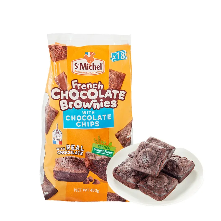 山姆超市进口法式布朗尼巧克力小糕点 独立18小包 解馋休闲小零食