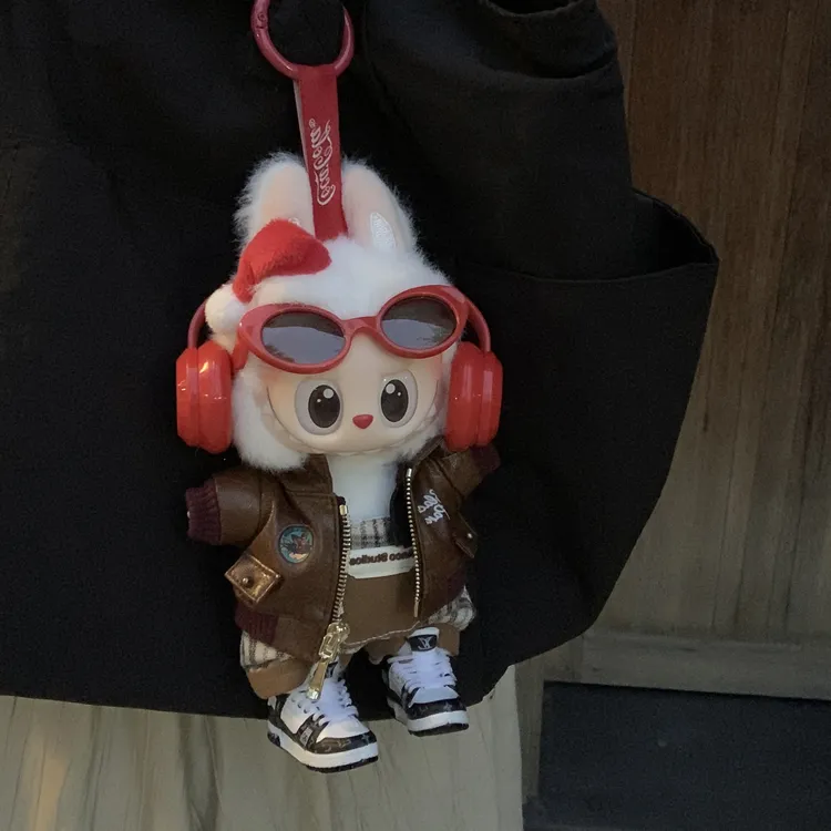 拉布布玩偶衣服17cm飞行员套装