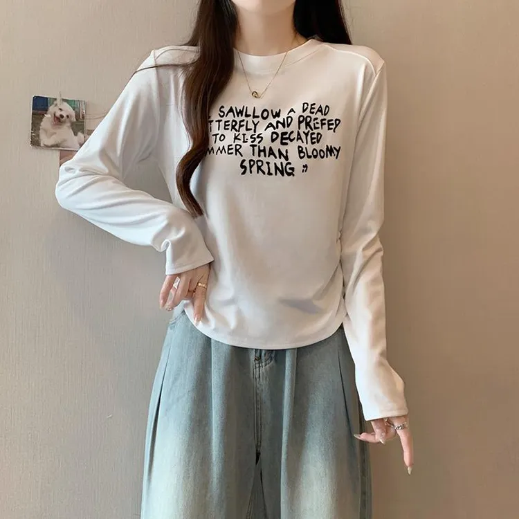 长袖哺乳上衣秋冬2025新款正肩百搭显瘦喂奶衣产后打底衫哺乳T恤