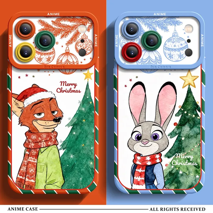 朱迪尼克适用苹果17Pro手机壳圣诞新款iPhone17Promax可爱16情侣