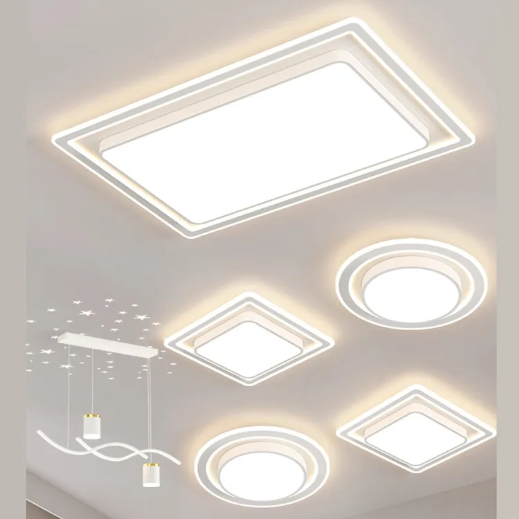 护眼大气客厅主灯 餐厅卧室灯现代简约led吸顶灯全屋灯具套餐组合