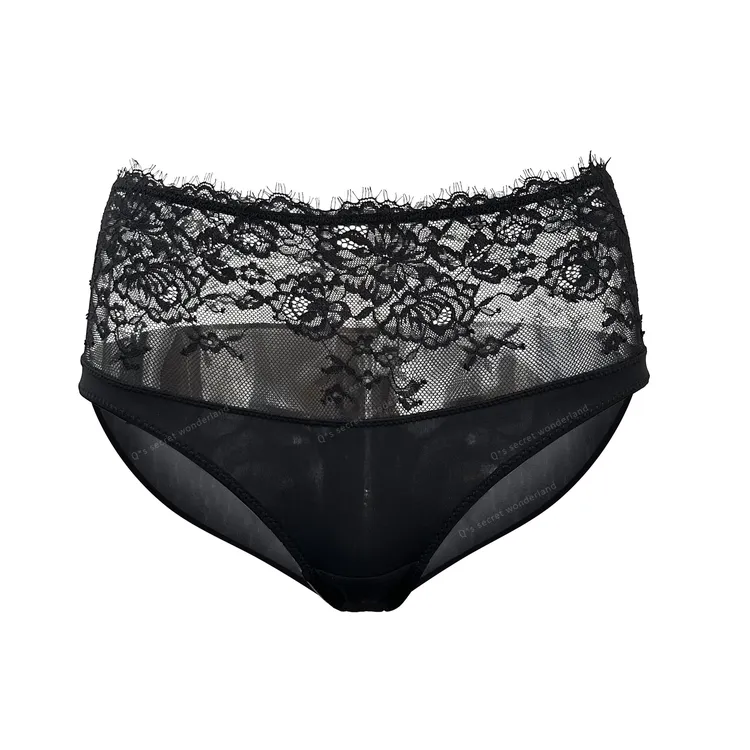 Q*s secret wonderland蕾丝高腰性感舒适女士三角内裤2565A