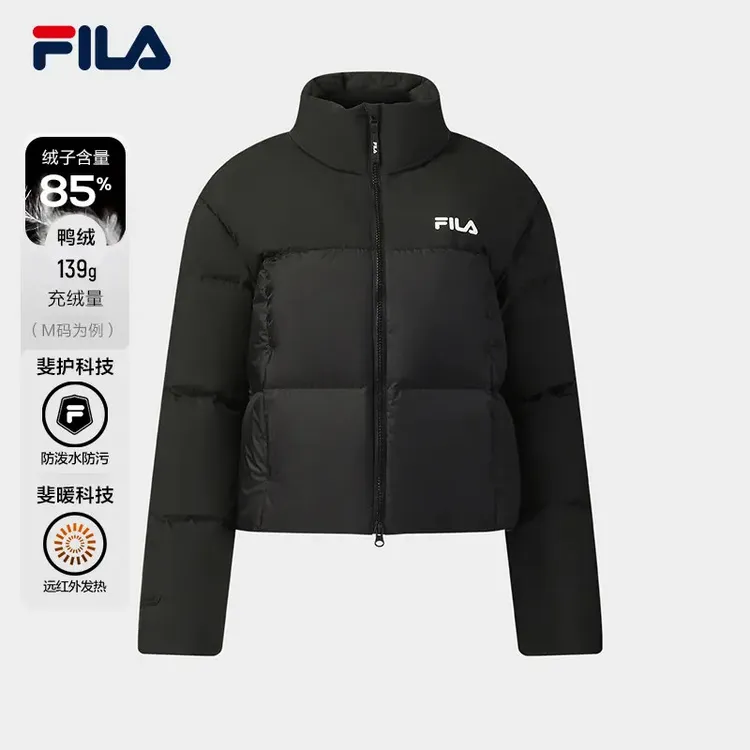 Fila/斐乐女【动态御寒】高含绒量经典休闲保暖鸭绒F11W549902F