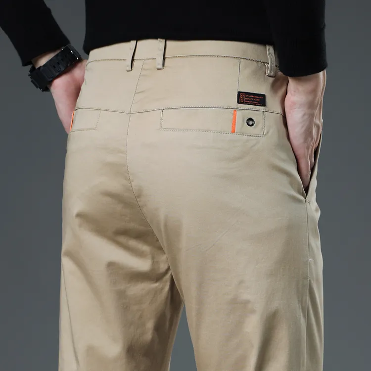 爆款2025新款宽松百搭气场强大高级感男装男士休闲裤舒适直筒夏季