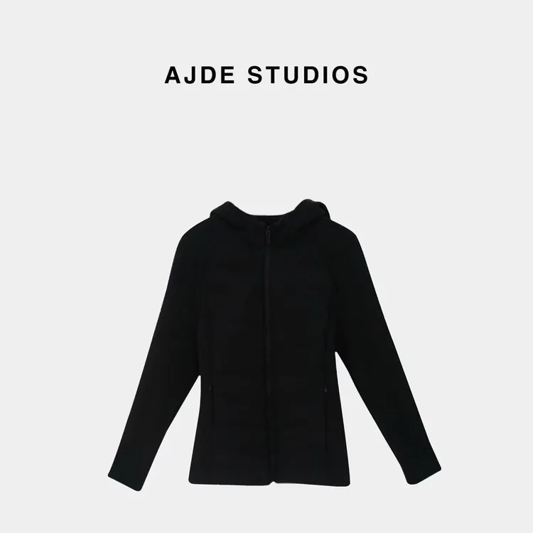 AJDE|暖洋洋拼接羽绒服秋冬穿搭01