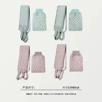 57813 绗缝搓澡毛巾+绗缝拉背条，共两个