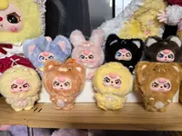 小怪 Baby three正版娃三岁【nimi抱抱】毛绒盲盒潮玩摆件公仔礼物
