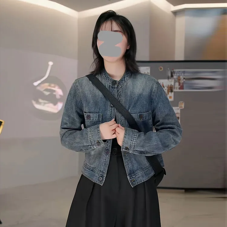 2025秋新款夹克设计感小众百搭宽松潮流时尚牛仔外套女