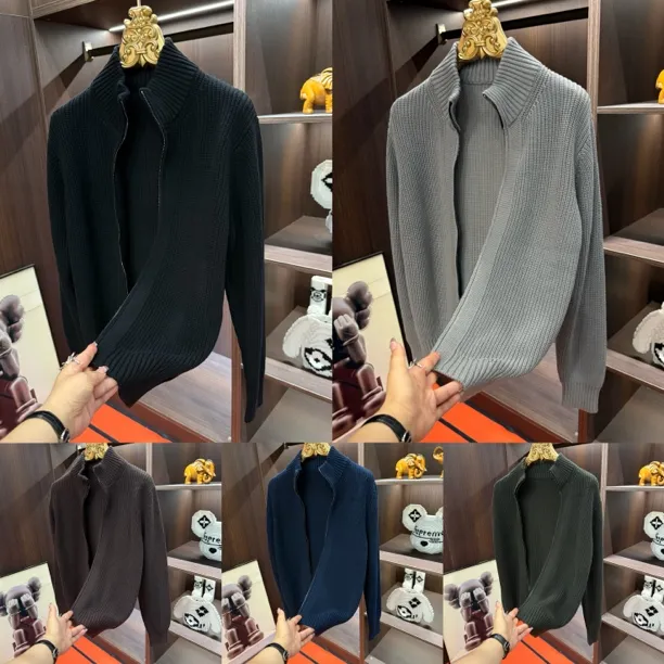 「星漓轻奢出品」6650/XINGLI/2025/高端欧货立领针织开衫