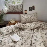 100%棉四季款纯棉精梳 枕套一对 （48*74）鹿