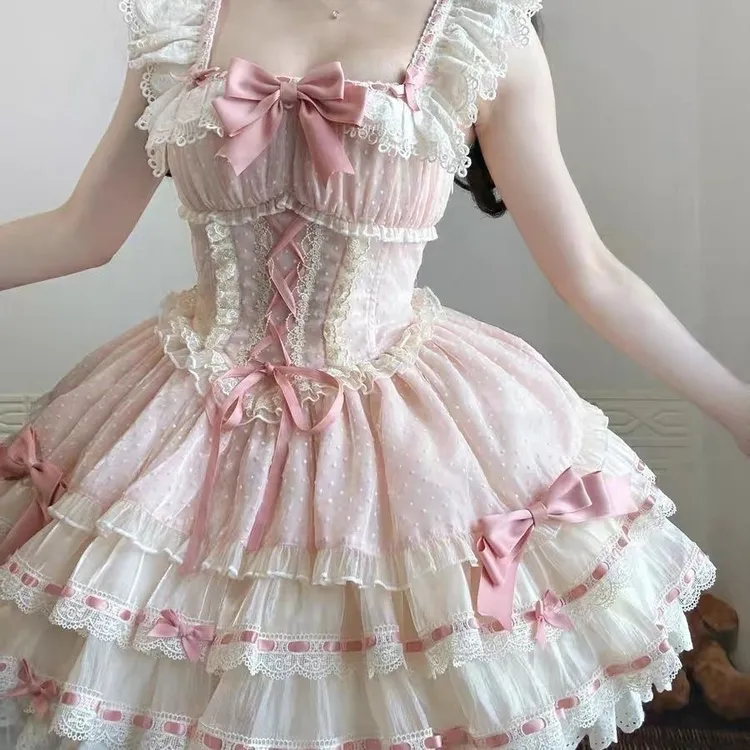 【小芙蝶】心动玩偶洋装工作室lolita猫与裙摆实体店现货