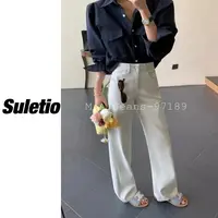 97189#剪标MA家Boyiyiyi窄版直筒裤【四面弹】2025春夏薄款牛仔长裤