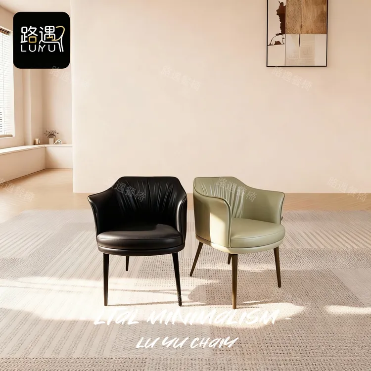 高档餐椅实木椅子白蜡木轻奢酒店客厅家用简约桌椅北欧意式美式