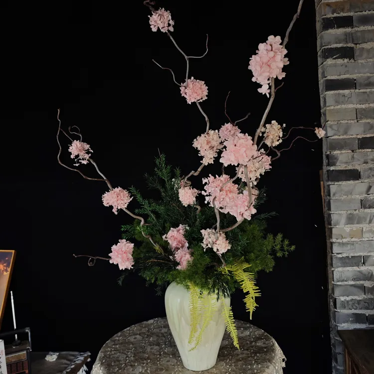 【樱花粉黛】高级家居永生花花束永生花束高级感花瓶客厅摆件客厅