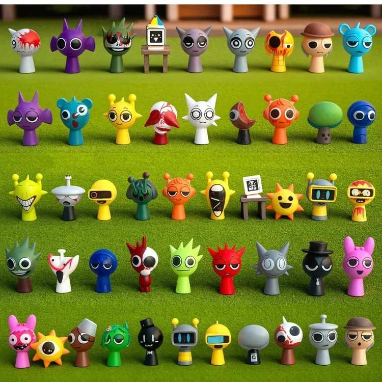 节奏盒子手办玩具地狱模式游戏格雷西蒙瑞迪变异模型公仔摆件周边