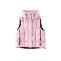 冬季时尚百搭加厚款连帽休闲羽绒马甲12282