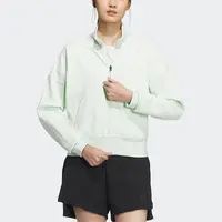 Adidas/阿迪达斯新款女士运动休闲针织立领外套IM8849