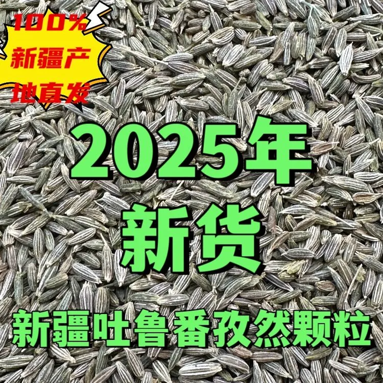新疆精品吐鲁番孜然颗粒烧烤粗粉孜然粒家用烧烤炒菜加纳利子
