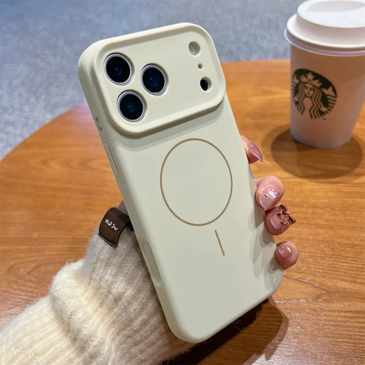 磁吸精孔液态硅胶全包ai拍照按键适用苹果iphone17promax手机壳16