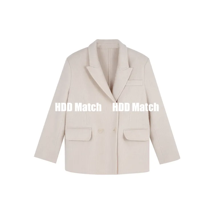 HDD- "品质穿搭" 羊毛 春季女款质感品质定制西装外套 Y0057