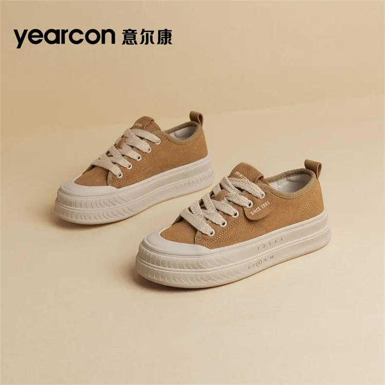 意尔康女鞋2025今年秋冬新款爆款流行时尚巨好看板鞋女生轻奢鞋子