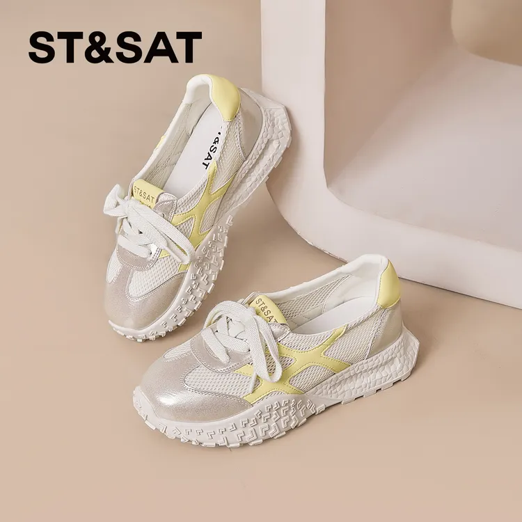 【官方正品】星期六时尚休闲鞋2025新款德训鞋透气软底时尚夏季鞋子