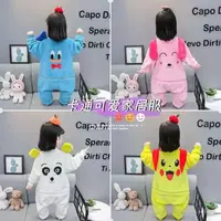 可爱造型加绒家居服连体