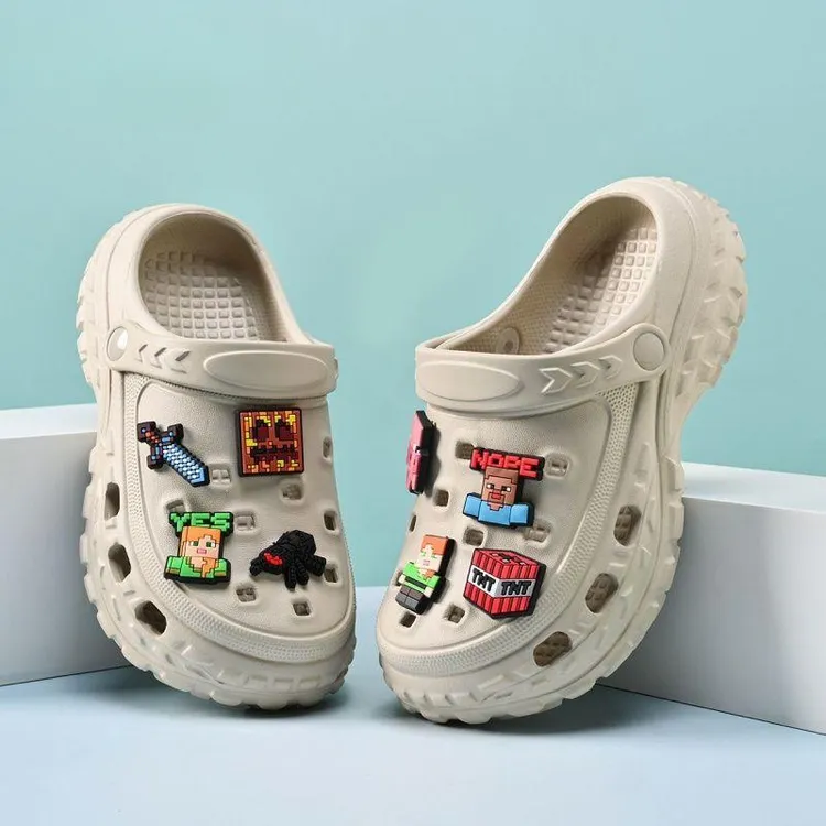 男童洞洞鞋儿童拖鞋夏季新款我的世界eva防滑软底宝宝沙滩鞋凉鞋