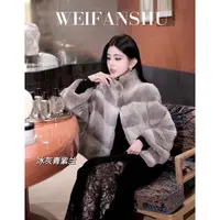 WEIFANSHU/魏凡舒【贵气侵略】进口水貂外套
