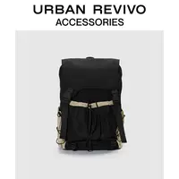 URBAN REVIVO2025冬季新款男士户外撞色拼接背包UAMB50138