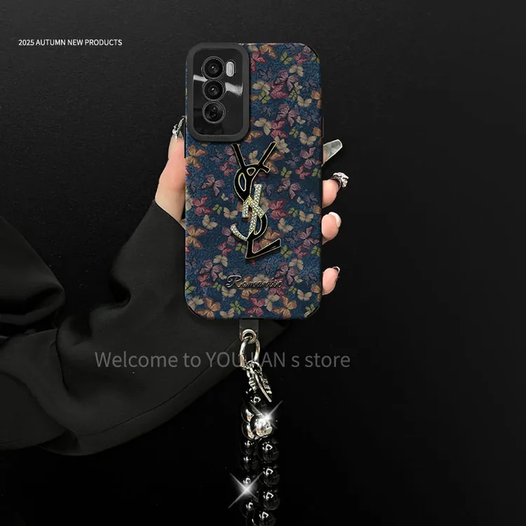 汇客凡品【OPPOReno12/12Pro】潮牌网红复古蝴蝶防摔手机壳女款