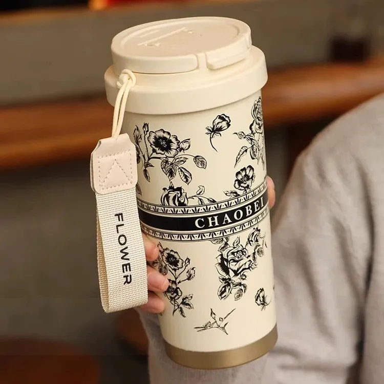 德国品质轻奢保温杯双饮泡茶杯女新款2025高颜值上班茶水分离水