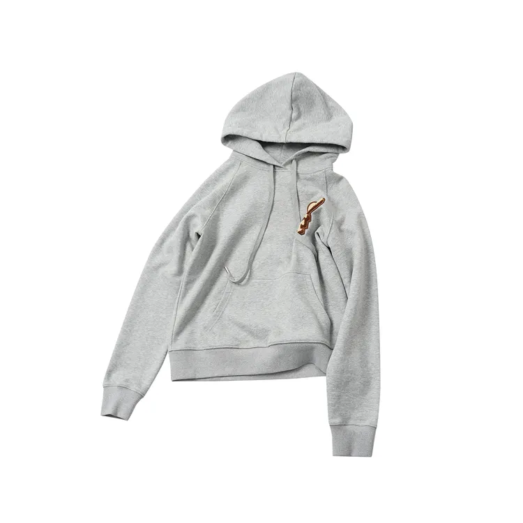 【植绒爱心连帽卫衣】WYGG59313秋冬宽松休闲款时尚百搭显瘦卫衣