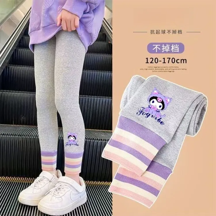 女童打底裤春秋薄款外穿洋气长裤儿童女裤子女孩春季秋裤宝宝童裤