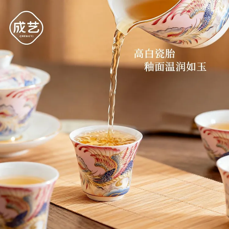 家用羊脂玉手工反口杯喝茶主人杯个人陶瓷茶杯单杯茶杯功夫茶具