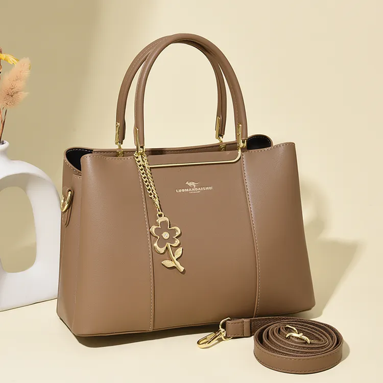 袋鼠蔓蔓雅源女包新款欧美包包中年女士斜挎包休闲百搭妈妈手提包