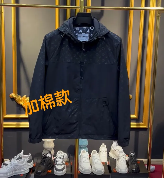 「现货棉服」917-冬季新款男外套百搭潮流休闲修身夹克连帽