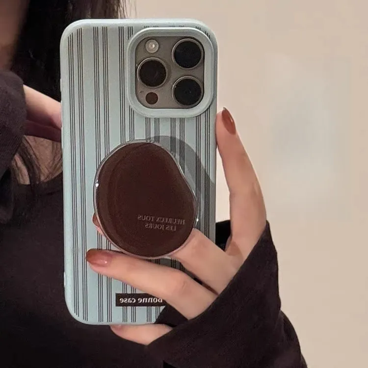 适用ins韩风咖啡豆支架苹果17/16promax手机壳华为oppo小米vivo