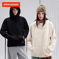 SPRAYGROUND鲨鱼嘴忍者领连帽卫衣压印大logo卫衣种草DR WE133304