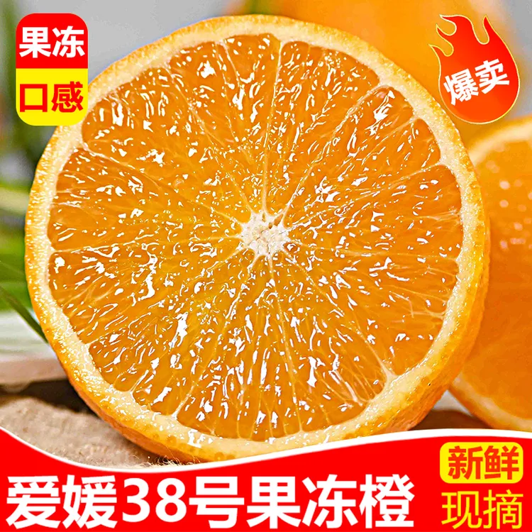 【新鲜现摘】四川爱媛38号果冻橙头茬新鲜水果现摘现发清甜爆汁