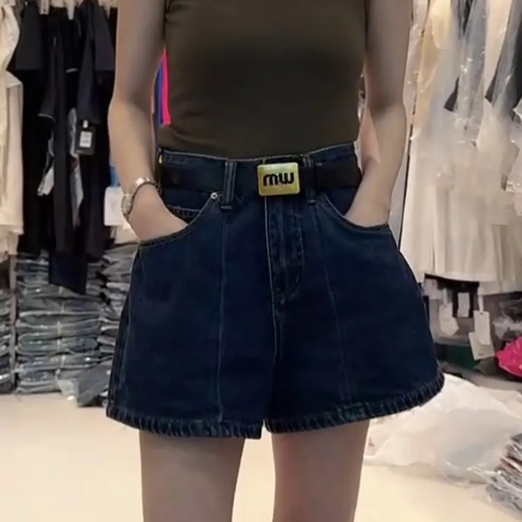 2025新款百搭显瘦百搭高腰牛仔短裤LK2504929