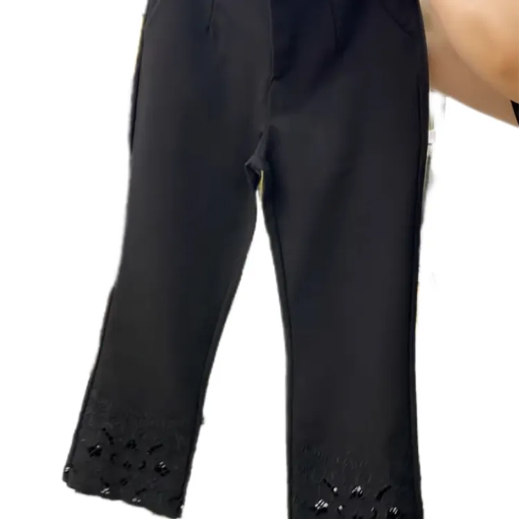 811款春夏季小个子半分镂空休闲裤