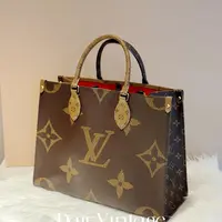 大吉中古/lv路易威登老花中号onthego单肩包