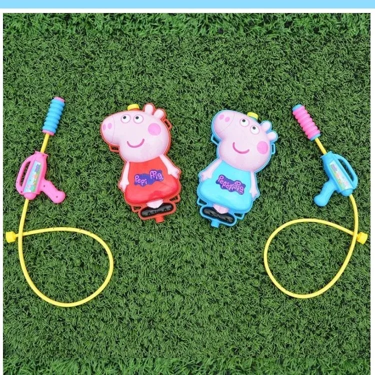 【舒适背带】小猪儿童佩奇抽拉喷水水枪玩具男女孩外海滩公园旅行