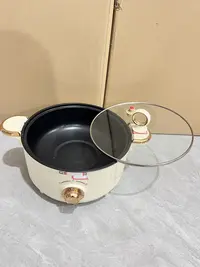 单旋钮电煮锅火锅家用，款式颜色随机发