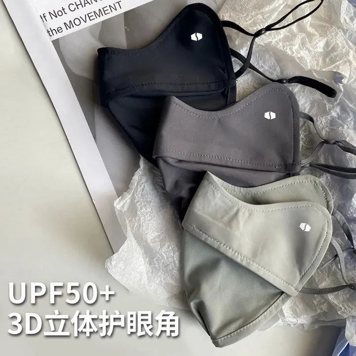 防晒口罩防紫外线女高颜值遮阳全脸面罩冰丝护眼角立体夏季透气