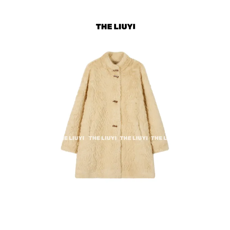 【LIUYI】冬季两面穿保暖环保毛毛外套51222A5