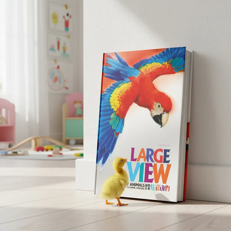 动物地板大书炫彩世界适合0-3岁早教百科启蒙翻翻看绘本双11